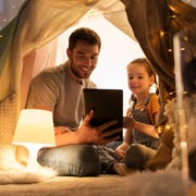 An enchanting children's activity that's a great antidote to winter is storytelling.